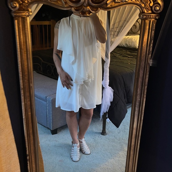 Sleeveless Button Down Dress S/M - Picture 3 of 3